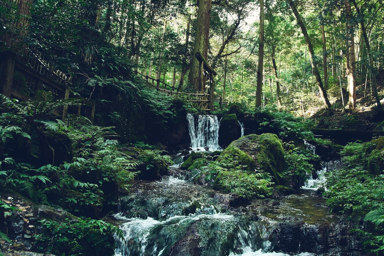 瓜割の滝